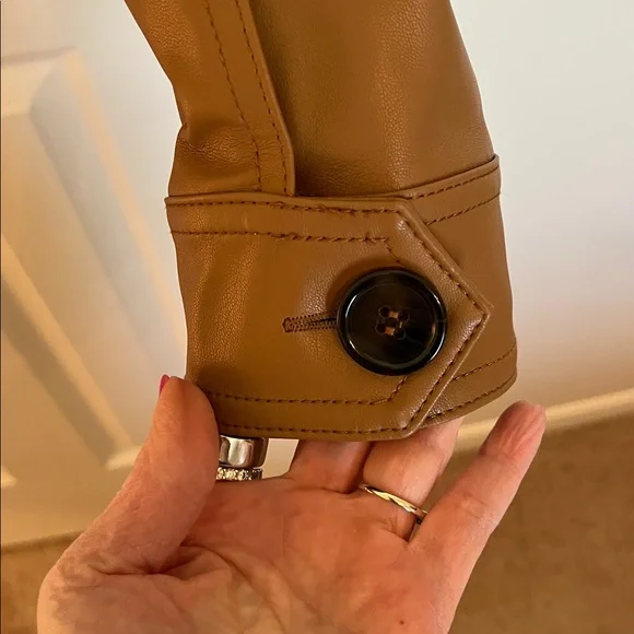 Anthropologie Faux Leather Jacket - Picture 7 of 12